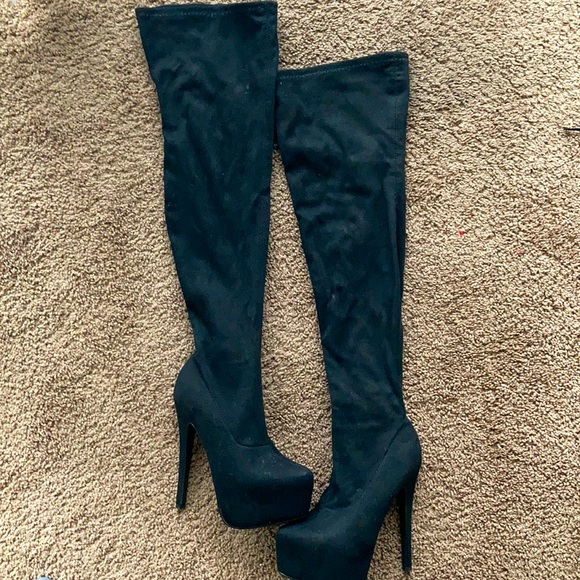 publicite Shoes - Black heel boots size 37
